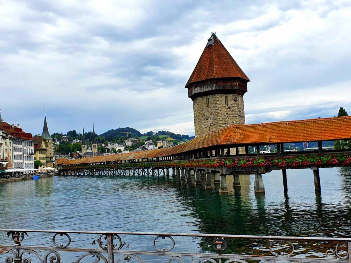 Priv. Apartment Bei Swiss Holiday Park Morschach Luaran gambar