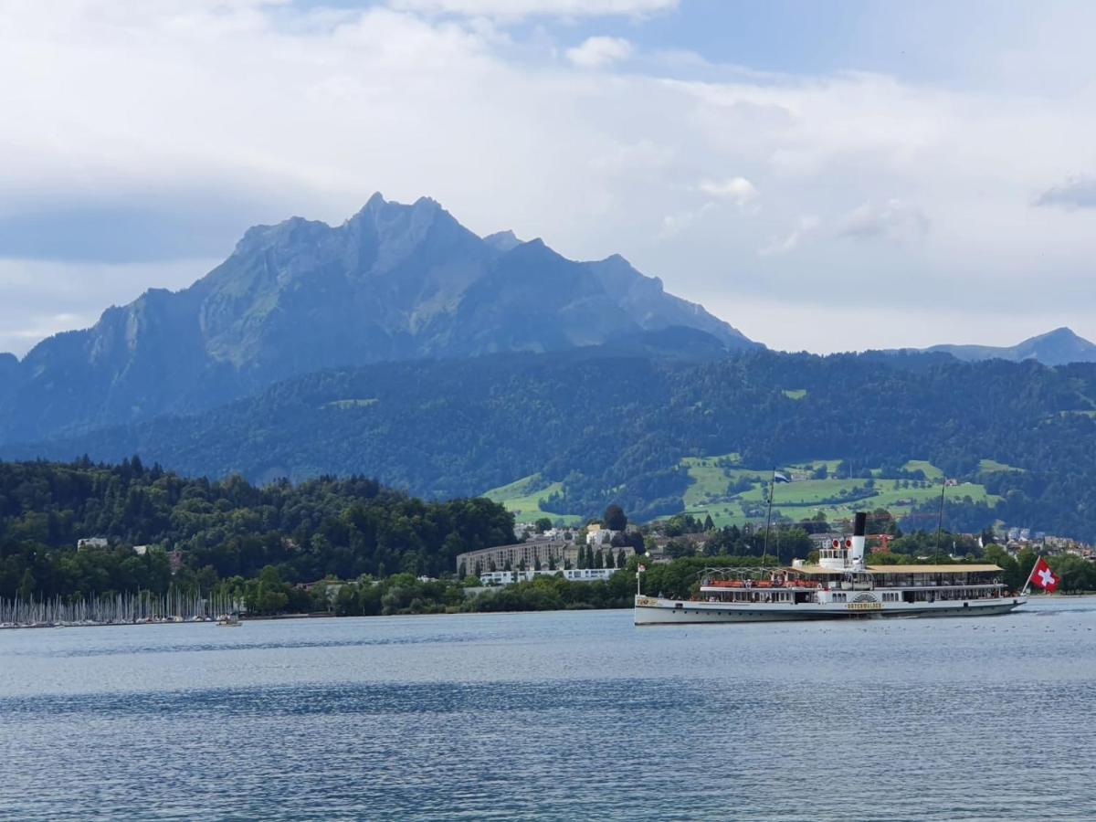 Priv. Apartment Bei Swiss Holiday Park Morschach Luaran gambar