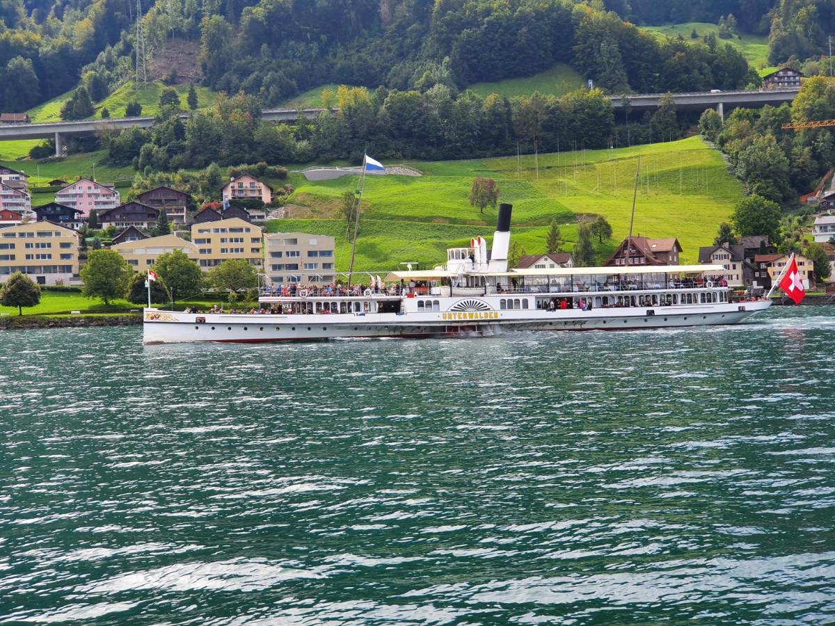 Priv. Apartment Bei Swiss Holiday Park Morschach Luaran gambar