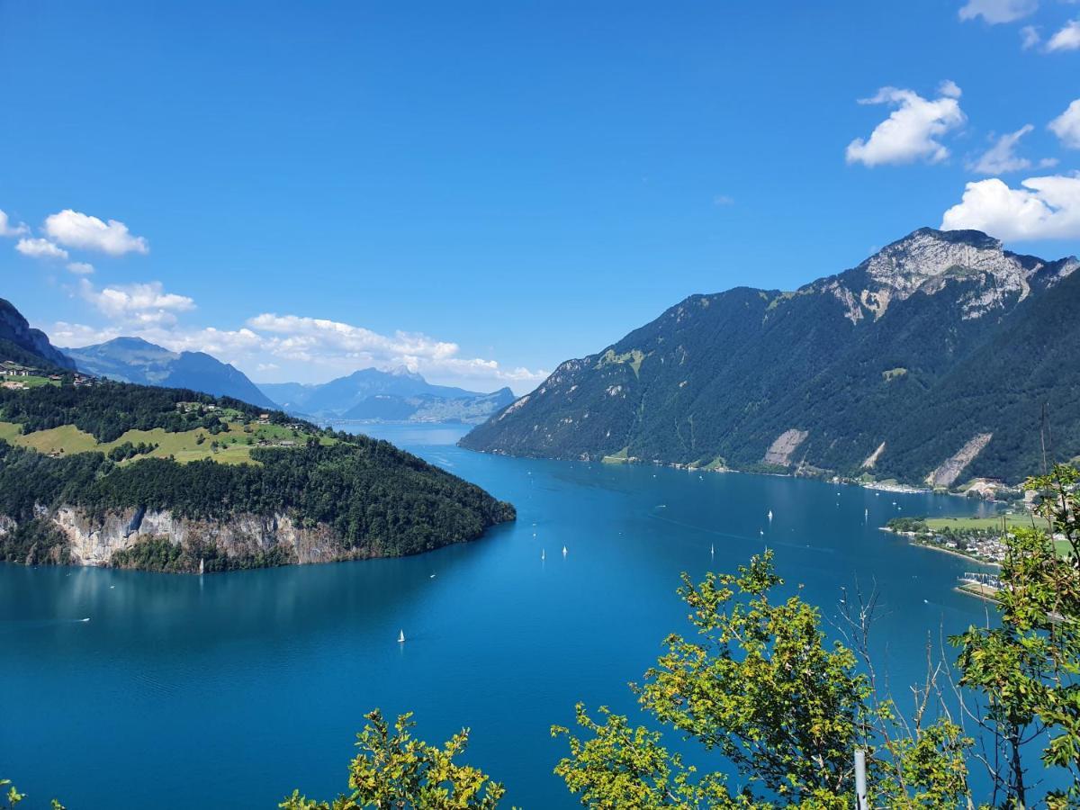 Priv. Apartment Bei Swiss Holiday Park Morschach Luaran gambar