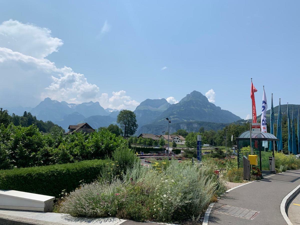 Priv. Apartment Bei Swiss Holiday Park Morschach Luaran gambar